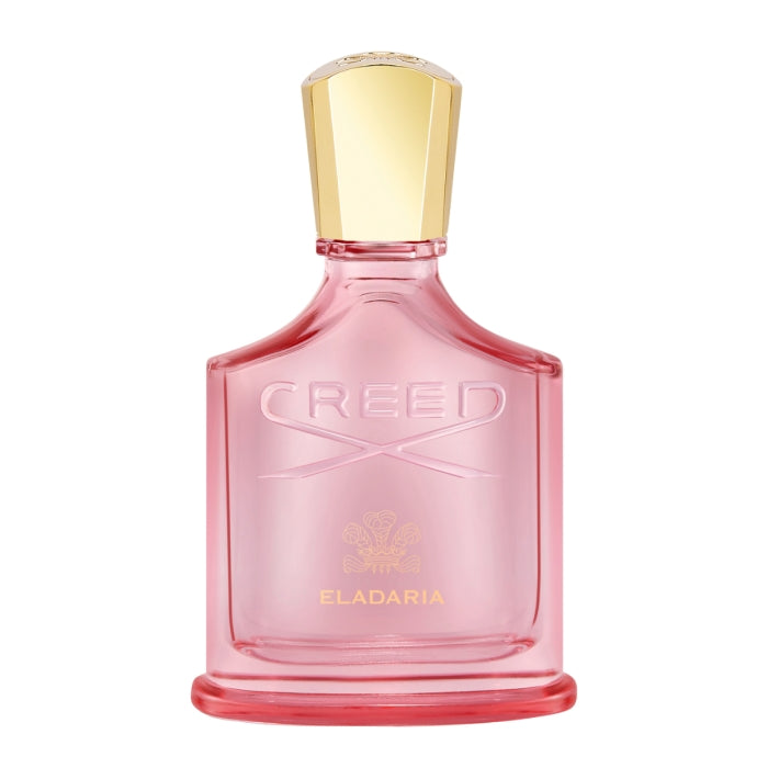 Creed - Eladaria Parfumflakon in rosa Glas mit goldfarbenem Verschluss und floral inspiriertem Design