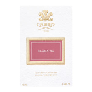 Creed - Eladaria Verpackung in Weiß mit elegantem goldenen Logo und zartrosa Etikett für das Rosenparfüm