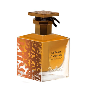Isabey - La Route d’Emeraude Parfumflakon mit goldbraunem Design und orientalischen Mustern elegant gestaltet