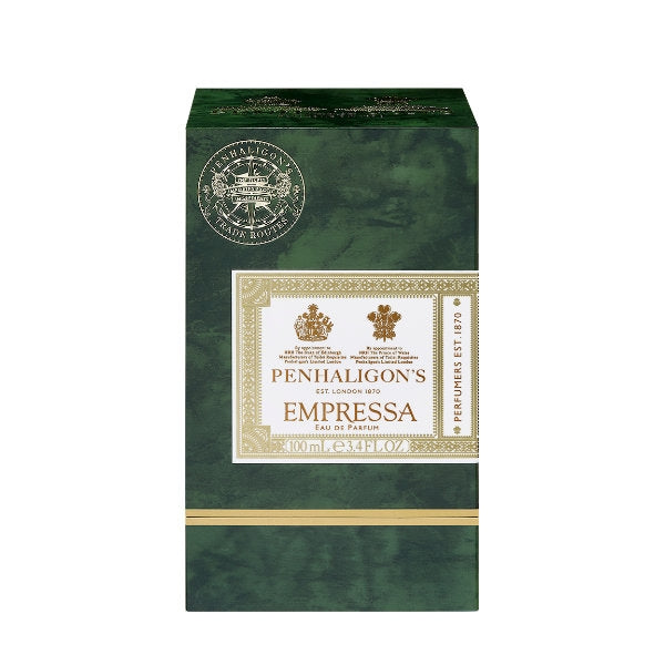 Penhaligon's - Trade Routes - Empressa in dunkelgrüner luxuriöser Verpackung mit goldverzierten Details und edlem Etikett