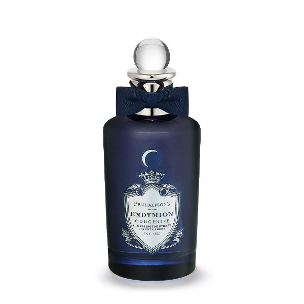 Penhaligon's - British Tales - Endymion Concentré dunkelblauer Flakon mit rundem Glasverschluss und schwarzer Schleife