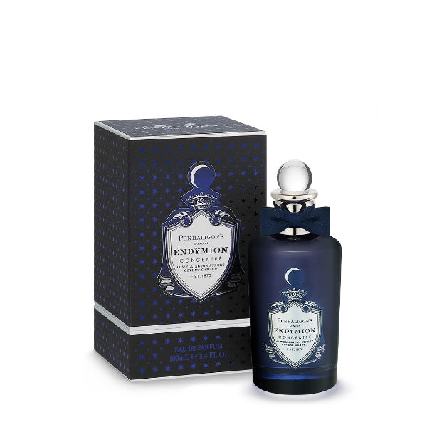 Penhaligon's - British Tales - Endymion Concentré eleganter blauer Flakon mit silbernem Verschluss und edler Verpackung