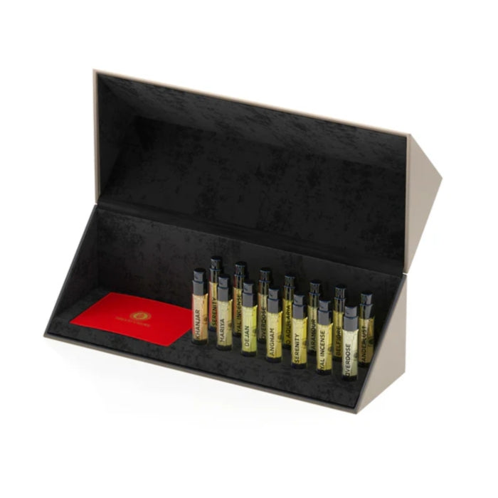 Omanluxury - The Explorer Kit mit neun Duftproben in eleganter schwarzer Box für ein sinnliches Dufterlebnis