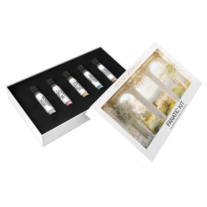 House of Fanatics - Fanatic Kit mit fünf Duftproben der Premiere Collection in eleganter Geschenkbox