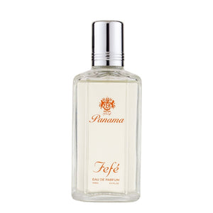 Boellis - Panama 1924 - Fefé Parfumflakon mit klarem Glas und silbernem Verschluss vor weißem Hintergrund