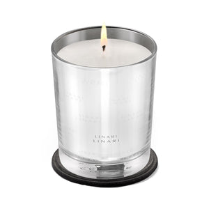 LINARI - Diamond Line - Fenice - Duftkerze in klarem Glas mit dezentem, frischem Maiglöckchen- und Rosenaroma