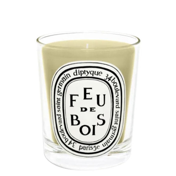 Diptyque - Feu de Bois / Kaminfeuer - Duftkerze - Mini mit warmem, holziger Duft für behagliche Kaminmomente