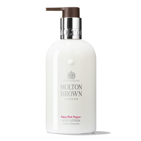 Molton Brown - Fiery Pink Pepper Body Lotion mit wärmendem Duft und pflegender Textur für samtweiche Hautpflege zu Hause