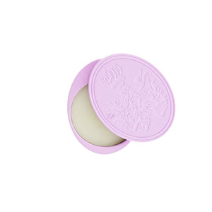Carthusia - Fiori di Capri - Creme Parfum in fliederfarbenem Dosenbehälter mit floralem Muster und zartem Duftstein