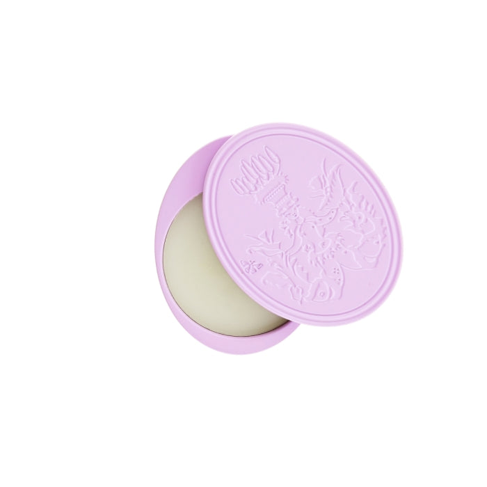 Carthusia - Fiori di Capri - Creme Parfum in fliederfarbenem Dosenbehälter mit floralem Muster und zartem Duftstein