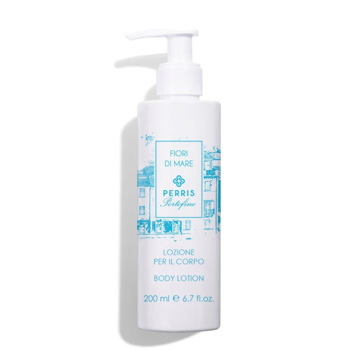 Perris Portofino - Fiori Di Mare - Body Lotion in weißem Spender mit blumigem Duft und pflegender Formel für geschmeidige Haut