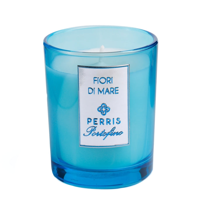Perris Monte Carlo - Portofino - Fiori Di Mare - Duftkerze im blauen Glas mit cremig-sinnlichem Duft und edlem Design