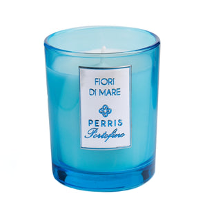 Perris Monte Carlo - Portofino - Fiori Di Mare - Duftkerze im blauen Glas mit cremig-sinnlichem Duft und edlem Design