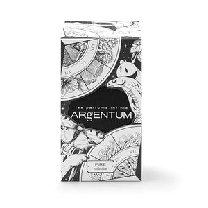 Argentum - Discovery Set - Fire mit kunstvoller schwarz-weißer Verpackung und symbolischen Feuer- und Tiermotiven