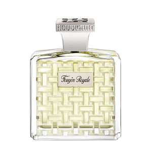 Houbigant - Collection Royale - Fougère Royale - Eau de Parfum Extrême Flakon mit gewebtem Muster und silbernem Verschluss vor weißem Hintergrund