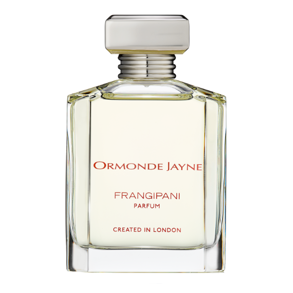 Ormonde Jayne - Frangipani Parfümflakon mit klarem Glas und zart cremigem Inhalt in elegant schlichtem Design