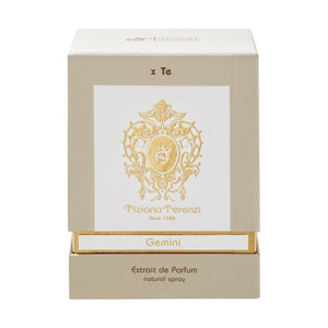 Tiziana Terenzi - Gemini Verpackung mit elegantem goldfarbenem Emblem und cremefarbenem Karton in edlem Design