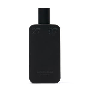 27 87 Perfumes - Next Generation - genetic bliss schwarzer minimalistischer Flakon vor weißem Hintergrund