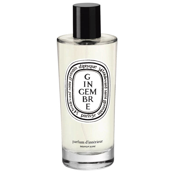 Diptyque - Gingembre / Ingwer - Raumspray in schlichter Flasche mit schwarzem Deckel für würzigen Raumduft