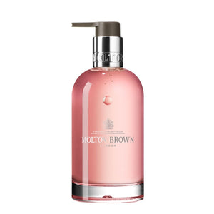 Molton Brown - Delicious Rhubarb & Rose Fine Liquid Hand Wash - Glass Bottle flüssige rosafarbene Handwaschseife in Glasflasche