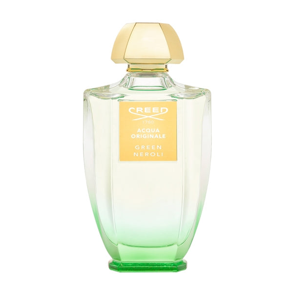Creed - Acqua Originale - Green Neroli Flakon mit grünem Verlauf und goldfarbenem Verschluss elegant gestaltet