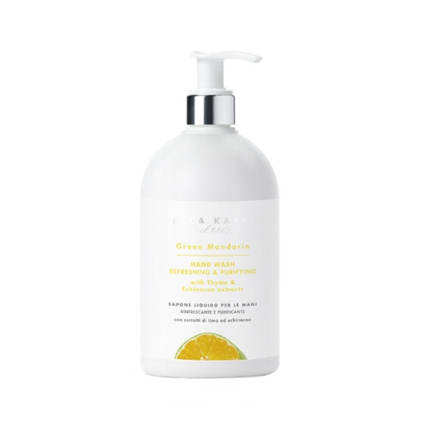Acca Kappa - Green Mandarin - Hand Wash mit Thymian- und Echinacea-Extrakten für sanfte und erfrischende Reinigung.