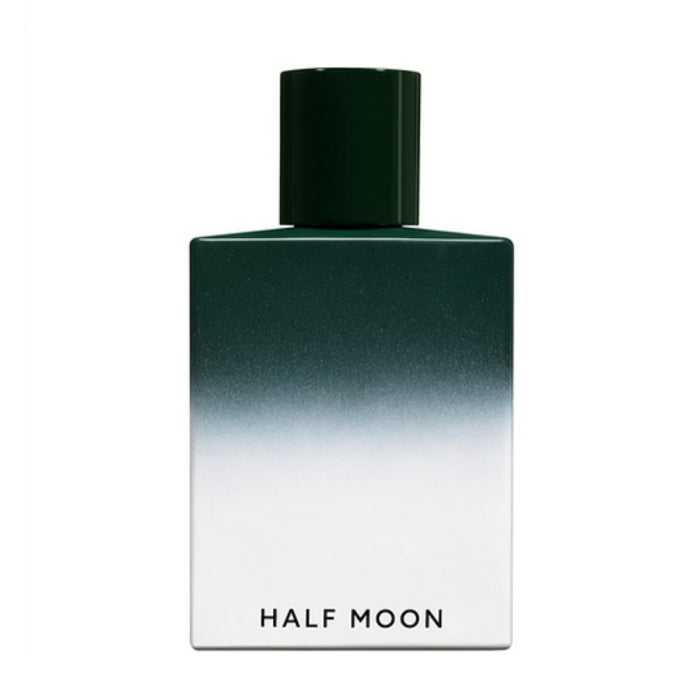 OHTOP - Half Moon Parfumflakon mit sanftem Farbverlauf von Grün zu Weiß und klarer, schlichter Form