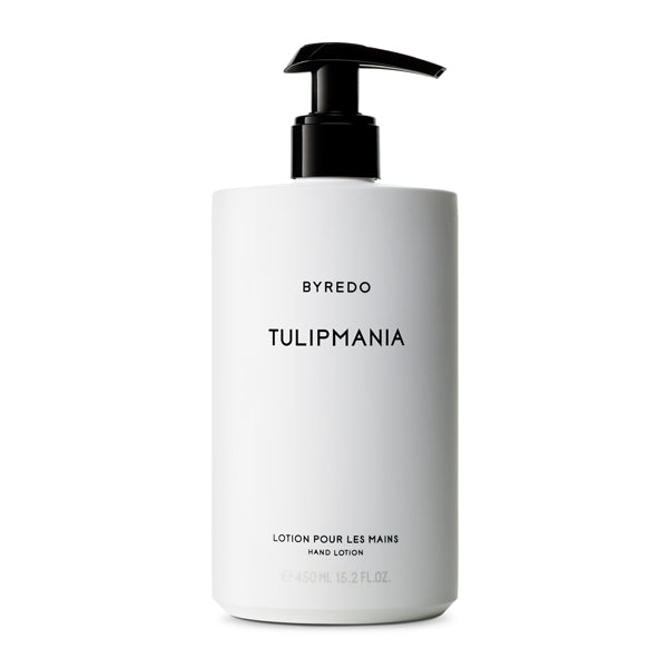 Byredo - Tulipmania - Hand Lotion in weißem Spender für intensive Pflege und geschmeidige, zart duftende Hände