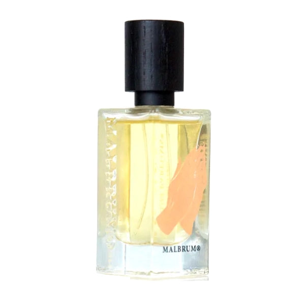 Malbrum - Volume III - Here Comes the Son Flakon mit klarem Glas, hellem Inhalt und elegantem schwarzem Holzverschluss