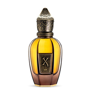 Xerjoff - K Collection - 'Ilm Parfumflakon mit warmen Gold- und Bronzetönen und kunstvoll verziertem Verschluss