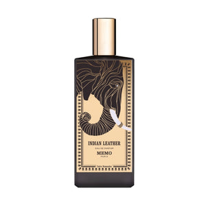 Memo Paris - Indian Leather Parfümflakon mit Elefantendesign und goldfarbenem Verschluss in elegantem schwarzem Flakon