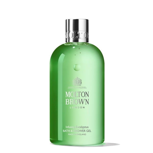 Molton Brown - Infusing Eucalyptus Bath & Shower Gel mit belebender Eukalyptuswirkung für energiegeladene Hautpflege und Reinigung