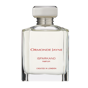 Ormonde Jayne - Isfarkand Parfumflakon mit klarem Glas und facettiertem Deckel in minimalistischer Eleganz