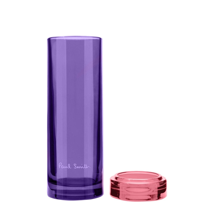 Paul Smith - Jasmine - Diffusor in schlankem violettem Glas mit abnehmbarem roten Deckel für feine Raumdüfte