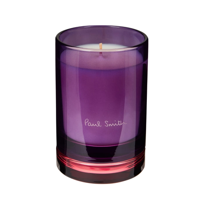 Paul Smith - Jasmine - Duftkerze im violetten Glas mit dezenter Schrift und elegantem, modernem Design