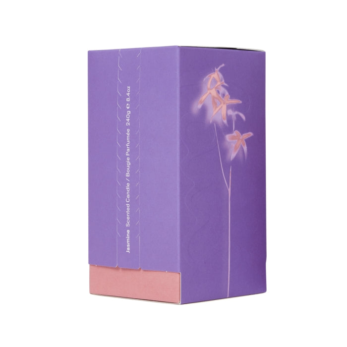 Paul Smith - Jasmine - Duftkerze in violetter Verpackung mit zartem Blumendesign und edlem Sandelholz-Aroma