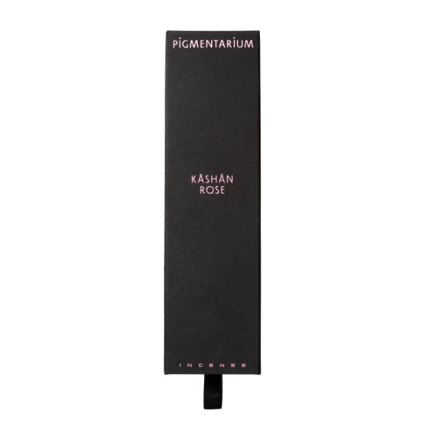 Pigmentarium - Räucherstäbchen - Kâshân Rose elegante schwarze Verpackung mit zartem Schriftzug und praktischem Zugband