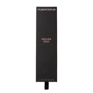 Pigmentarium - Räucherstäbchen - Kâshân Rose elegante schwarze Verpackung mit zartem Schriftzug und praktischem Zugband