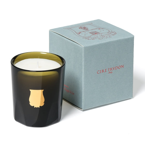 Trudon - Gabriel - Duftkerze mit edlem Glas und warmen Noten von Leder, Kaschmirholz und kandierten Kastanien