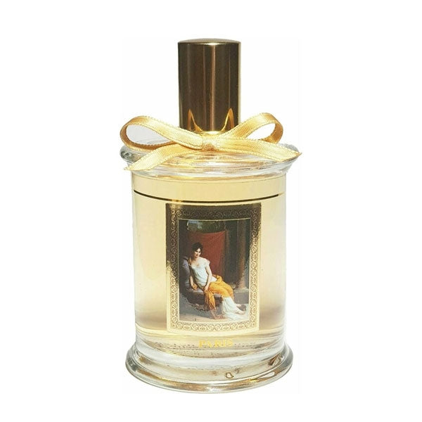 Parfums MDCI Paris - Masterpiece Collection - La Ravissante Flakon mit Goldkappe und Portraitetikett auf weißem Hintergrund