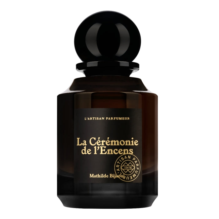 L'Artisan Parfumeur - L´Esprit du Parfum - La Cérémonie de l'Encens Flakon in dunklem Braun mit goldener Beschriftung