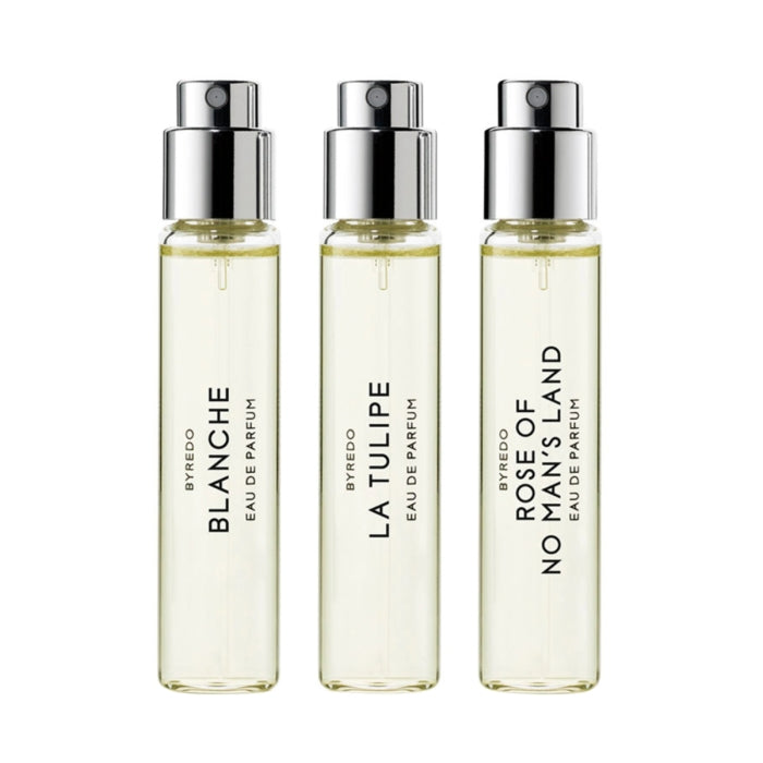Byredo - La Sélection Florale - Discovery Set mit drei eleganten Parfumproben Blanche, La Tulipe und Rose of No Man's Land
