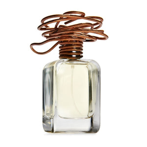 Mendittorosa - Odori d'Anima Collection - Lacura Parfumflakon mit klarem Glas und kunstvollem kupferfarbenem Schraubverschluss