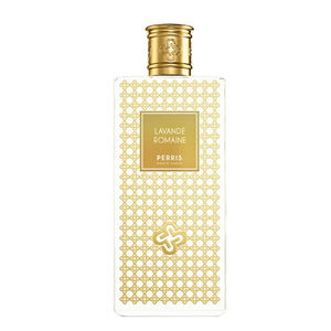 Perris Monte Carlo - Collection de Grasse - Lavande Romaine Parfumflakon mit goldfarbenem filigranem Muster und elegantem Verschluss