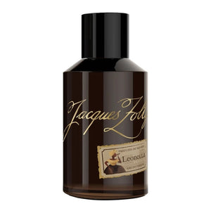 Jacques Zolty - Havanna Collection - Leonella Parfumflakon in dunkelbraunem Design mit schwarzem Verschluss vor weißem Hintergrund