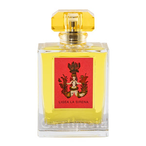 Carthusia - Ligea la Sirena Parfumflakon mit klarer Glasform und sonnengelbem Duft in klassischem Design