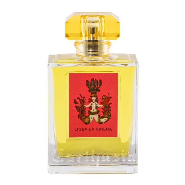 Carthusia - Ligea la Sirena Parfumflakon mit klarer Glasform und sonnengelbem Duft in klassischem Design