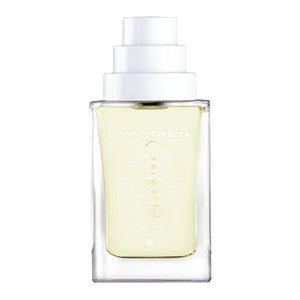 The Different Company - L'Esprit Cologne - Limon de Cordoza Flakon mit weißem Verschluss vor weißem Hintergrund