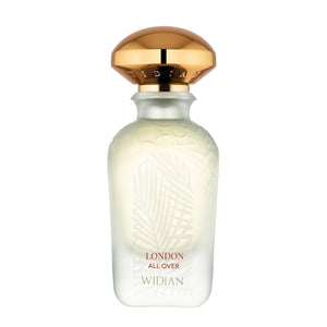 Widian - London - All Over Body Spray in edler Glasflasche mit goldfarbenem Verschluss und feinem Reliefmuster
