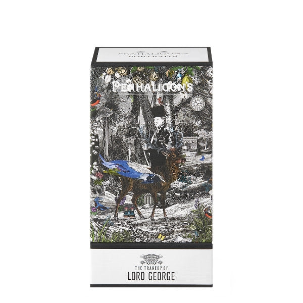 Penhaligon's - Portraits - The Tragedy of Lord George Verpackung mit aristokratischer Illustration und detailreichen Naturmotiven